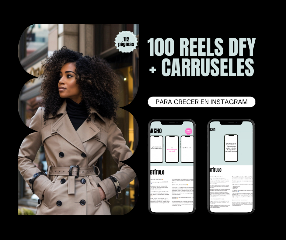 DFY Reels + Carruseles para Crecer en Instagram